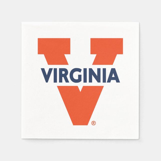 Virginia Split V Napkin (Front)