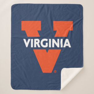 Virginia Split V Sherpa Blanket