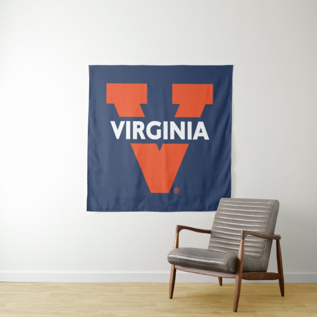Virginia Split V Tapestry (In Situ)
