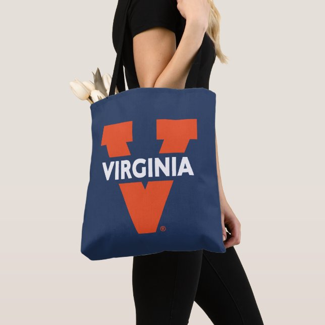 Virginia Split V Tote Bag (Close Up)