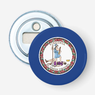 Virginia State Flag Bottle Opener