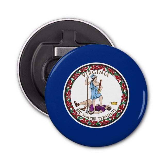 Virginia State Flag Bottle Opener (Front)