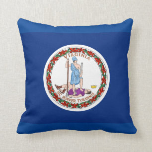 Virginia State Flag Cushion