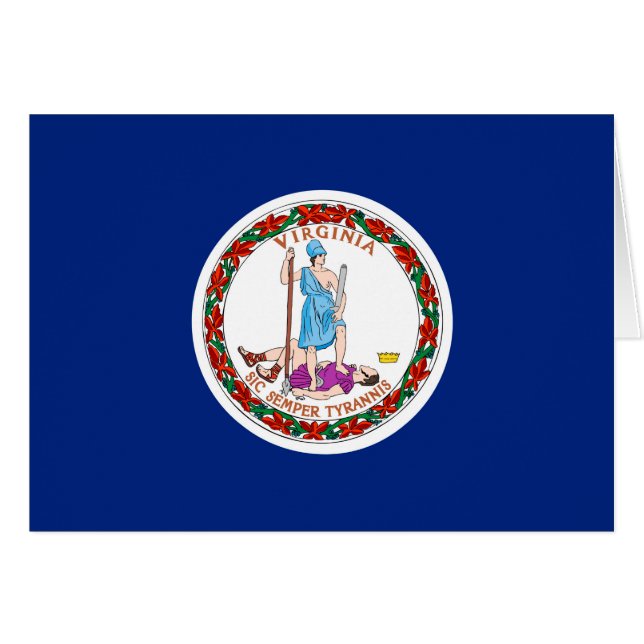 Virginia State Flag Design (Front Horizontal)