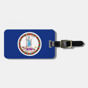 Virginia State Flag Design Luggage Tag