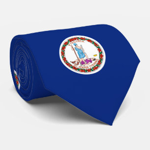 Virginia State Flag Design Tie