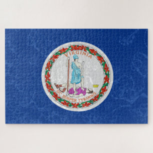 Virginia State Flag Jigsaw Puzzle