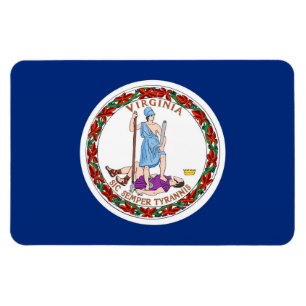 Virginia State flag Magnet