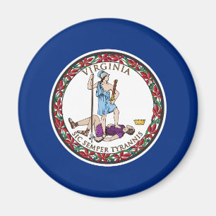 Virginia State Flag Magnet