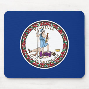 Virginia State Flag Mouse Mat