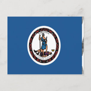 Virginia State Flag Postcard