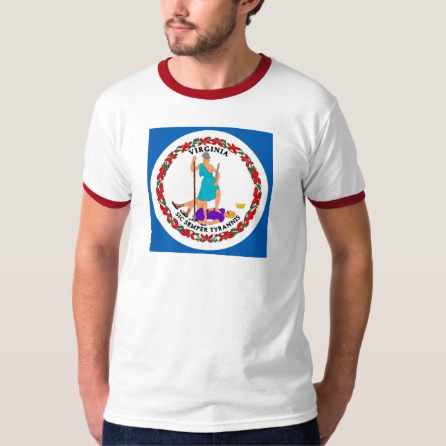 Virginia State Flag T-Shirt (Front)