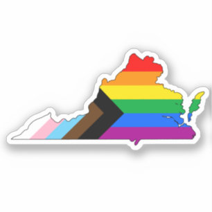 Virginia State Pride LGBTQ Progress Pride