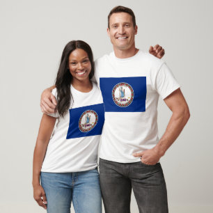Virginia State Seal, The state flag of Virginia T-Shirt