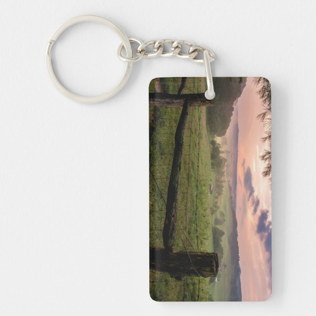 Virginia Sunset Key Ring (Front)