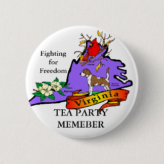 VIRGINIA TEA PARTY BUTTON
