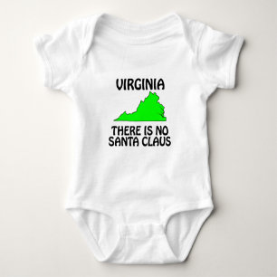 Virginia - There Is No Santa Claus Baby Bodysuit