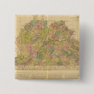 Virginia US 15 Cm Square Badge