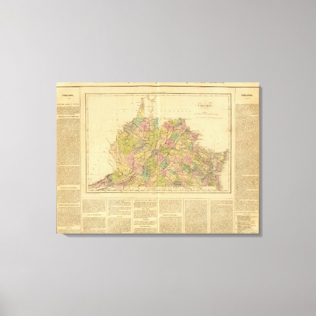 Virginia US Canvas Print (Front)