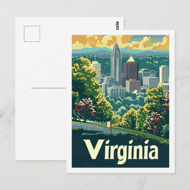 Virginia USA Famous Travel Place Postcard (Front/Back)