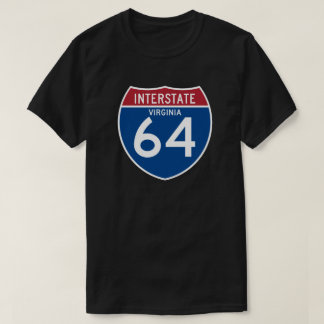 Virginia VA I-64 Interstate Highway Shield - T-Shirt