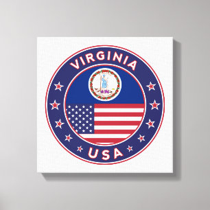 Virginia, Virginia poster, Virginia canvas