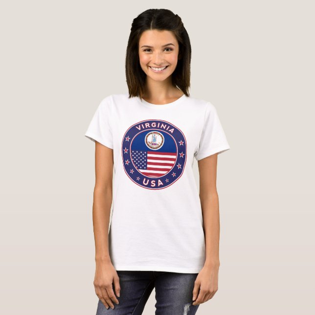 Virginia, Virginia t-shirt, legging T-Shirt (Front Full)