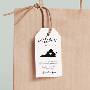 Virginia Wedding Welcome Gift Tags