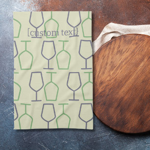 Virginia Wine Glass Kitchen Towels