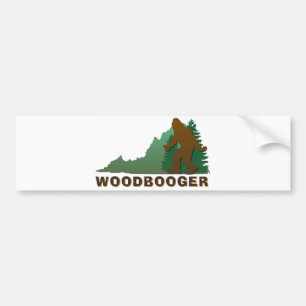 Virginia Woodbooger Bumper Sticker