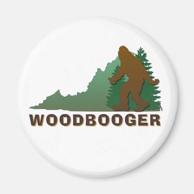 Virginia Woodbooger Magnet (Front)