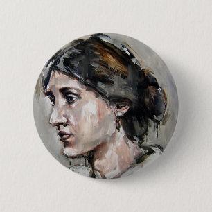 Virginia Woolf 6 Cm Round Badge