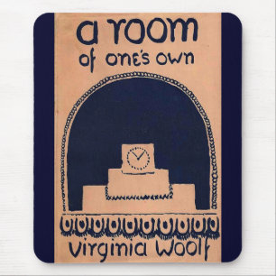 Virginia Woolf Book Cover A Room of One's Own Mouse Mat