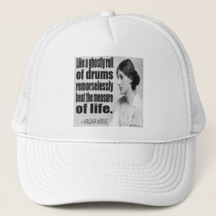 Virginia Woolf Ghostly Roll Quote Trucker Hat
