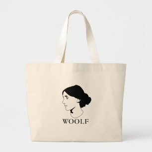 Virginia Woolf Large Tote Bag