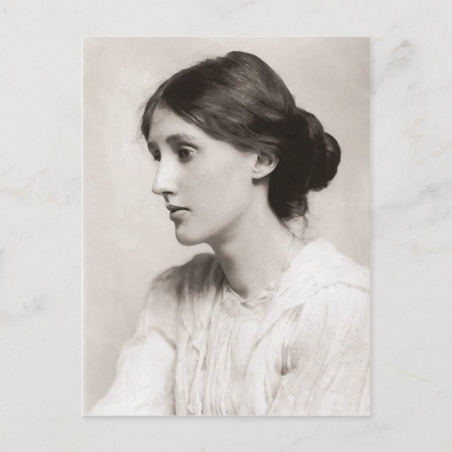 Virginia Woolf portrait 1902 Postcard (Front)