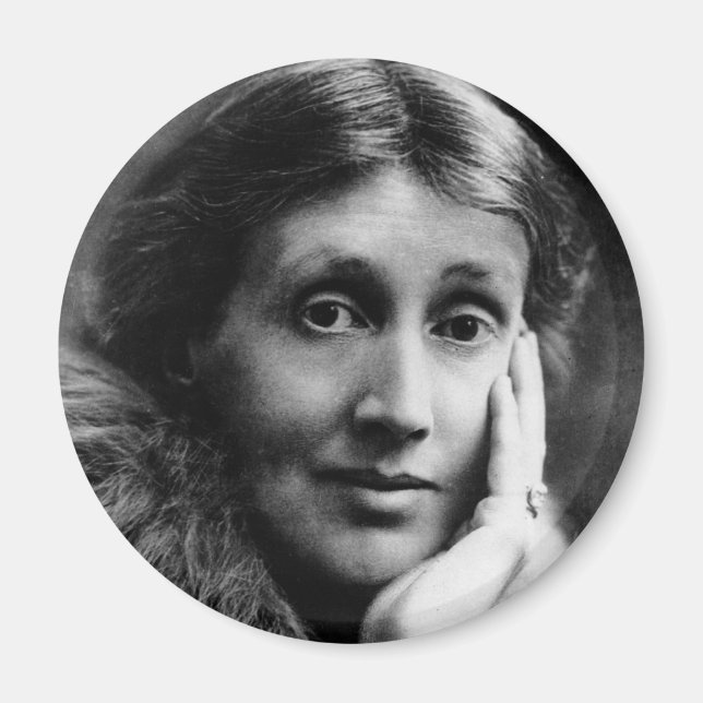 Virginia Woolf Portrait Magnet (Front)
