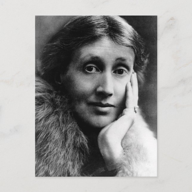 Virginia Woolf Portrait Postcard (Front)