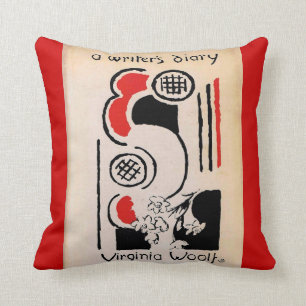 Virginia Woolf Vanessa Bell Cover A Writer's Diary Cushion