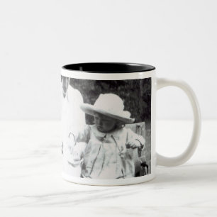 Virginia Woolf with Clive and Julian Bell, 1910 Two-Tone Coffee Mug