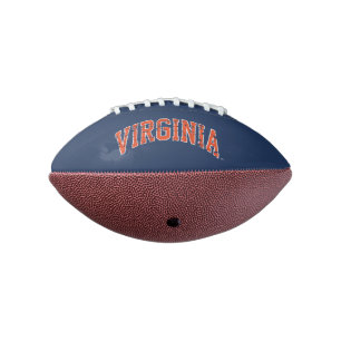 Virginia Wordmark Distressed American Football