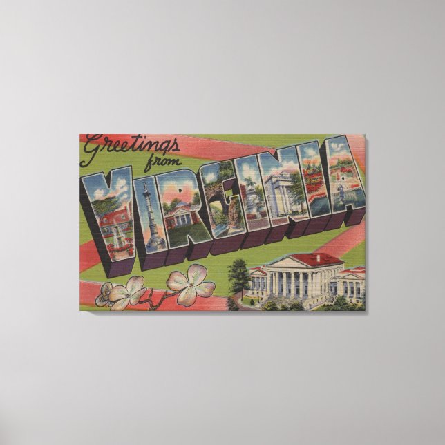 VirginiaLarge Letter ScenesVirginia 5 Canvas Print (Front)