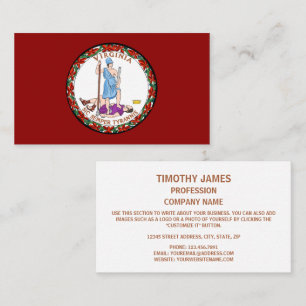 Virginian Seal, Seal of Virginia Business Card
