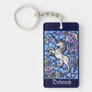 Virginsnowe Keychain Acrylic Rectangle