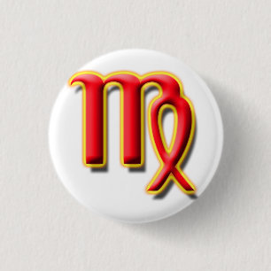 Virgo #1 Button