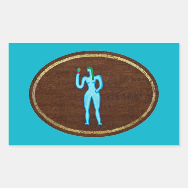 Virgo 2008 rectangular sticker (Front)