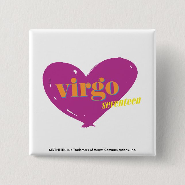 Virgo 2 15 cm square badge (Front)