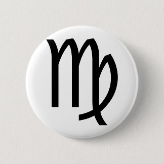 Virgo 6 Cm Round Badge