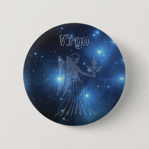 Virgo 6 Cm Round Badge
