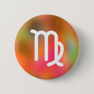 Virgo 6 Cm Round Badge